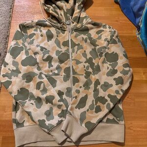 Camouflage Zip-Up Hoodie